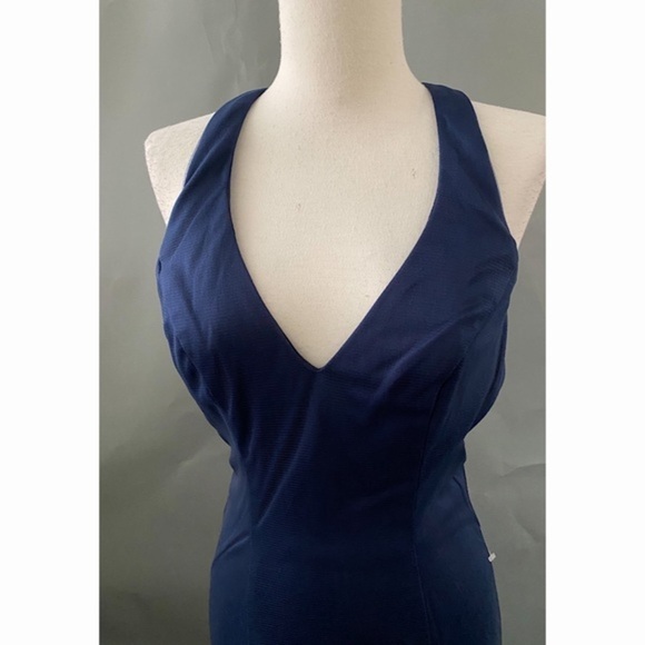 SEXY Navy Tulle Mermaid Dress - Picture 2 of 4